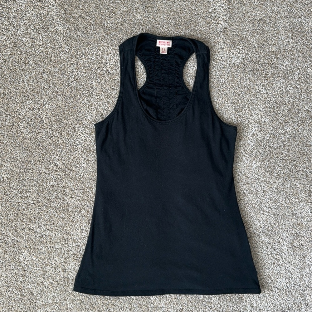 Mossimo Supply Co. Ruched Basic Tank Top